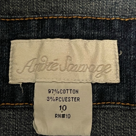 Andre sauvage, embroidered denim jacket - Picture 12 of 12